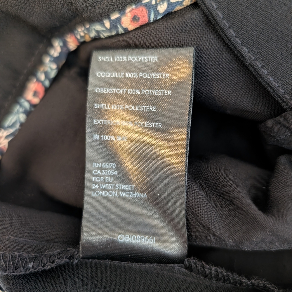 Anthropologie Womens 4 Black Dress Pants Classic Preppy Contemporary Academia - Picture 8 of 8